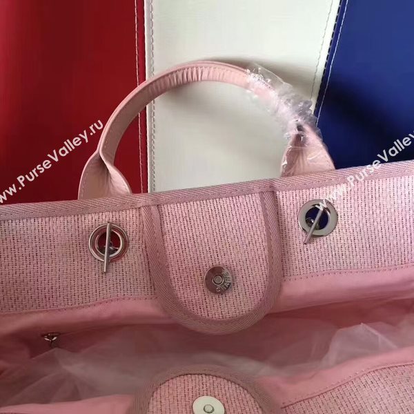 Chanel Deauville Tote Bag Original Canvas Leather A68047-6