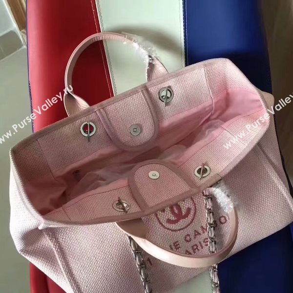 Chanel Deauville Tote Bag Original Canvas Leather A68047-6