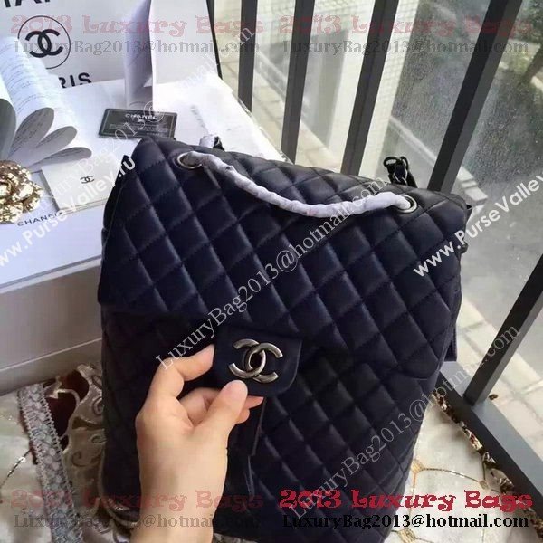 Chanel Sheepskin Leather Backpack A91121 Royal