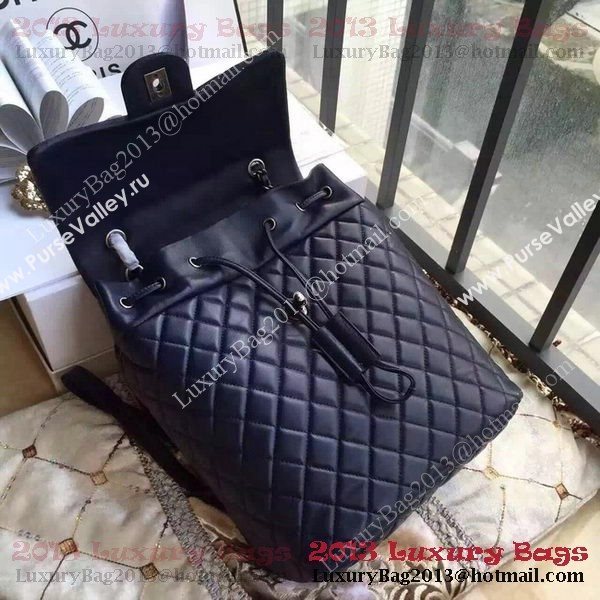 Chanel Sheepskin Leather Backpack A91121 Royal