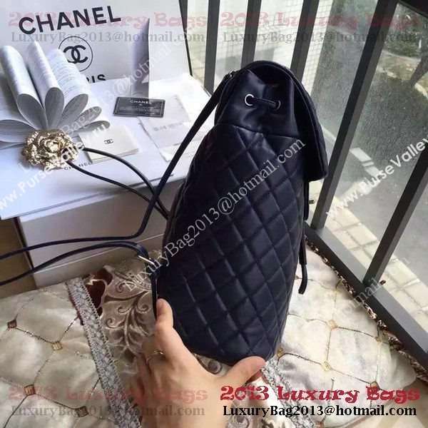 Chanel Sheepskin Leather Backpack A91121 Royal