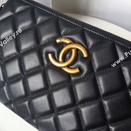 Chanel Shoulder Bag Original Sheepskin Leather A66269 Black