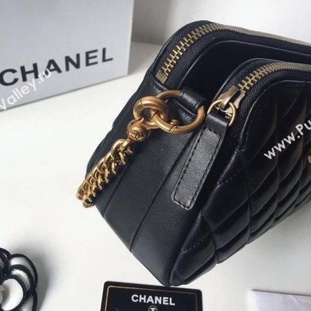 Chanel Shoulder Bag Original Sheepskin Leather A66269 Black