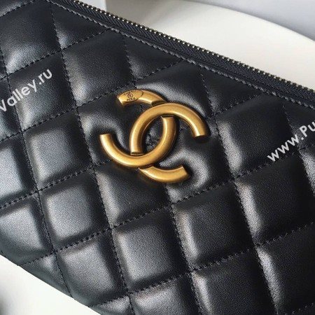 Chanel Shoulder Bag Original Sheepskin Leather A66270 Black