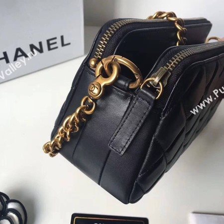 Chanel Shoulder Bag Original Sheepskin Leather A66270 Black