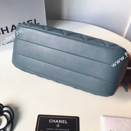 Chanel Shoulder Bag Original Sheepskin Leather A66270 SkyBlue