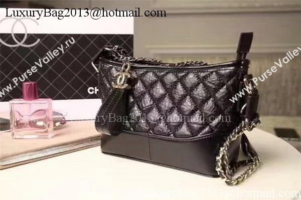 Chanel Small Shoulder Bag Sheepskin Leather A93825 Black