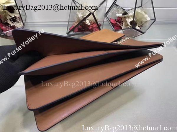 Chloe Faye Shoulder Bag Suede Leather C33569 Brown