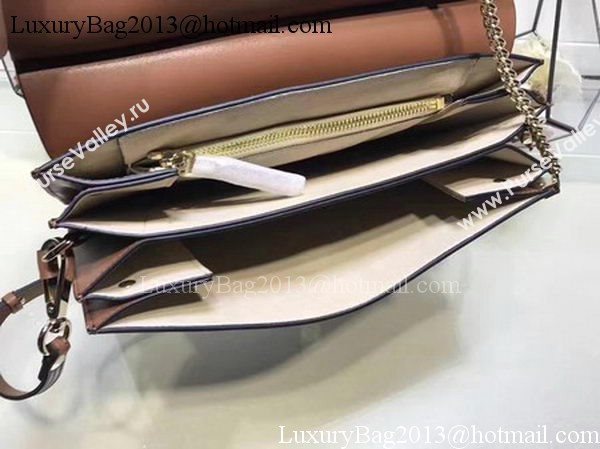 Chloe Faye Shoulder Bag Suede Leather C33569 Brown