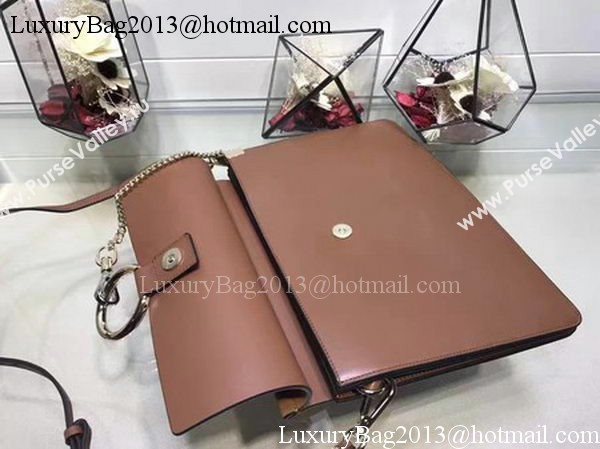 Chloe Faye Shoulder Bag Suede Leather C33569 Brown