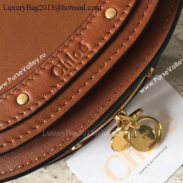 Chloe NANO Nile Bracelet Bag Smooth Calfskin C03772 Brown