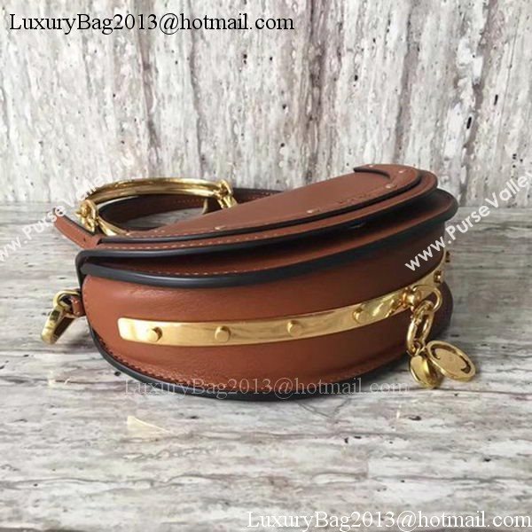 Chloe NANO Nile Bracelet Bag Smooth Calfskin C03772 Brown