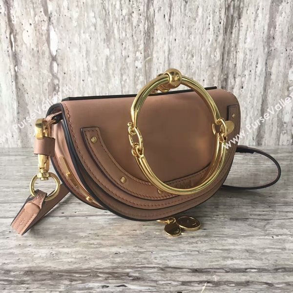 Chloe Nile Calf Leather Shoulder Bag A03372 Camel