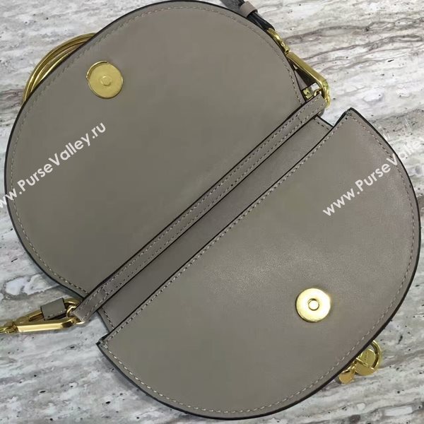 Chloe Nile Calf Leather Shoulder Bag A03372 Grey