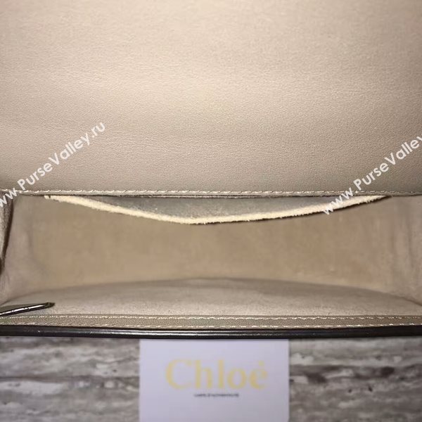 Chloe Nile Calfskin Leather Shoulder Bag A03371 Grey