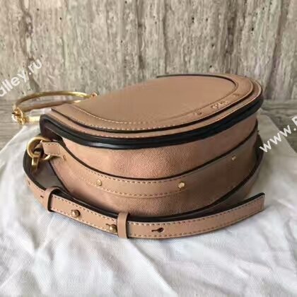 Chloe Nile Calfskin Leather Shoulder Bag A03371 Light Pink