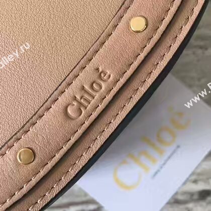 Chloe Nile Calfskin Leather Shoulder Bag A03371 Light Pink