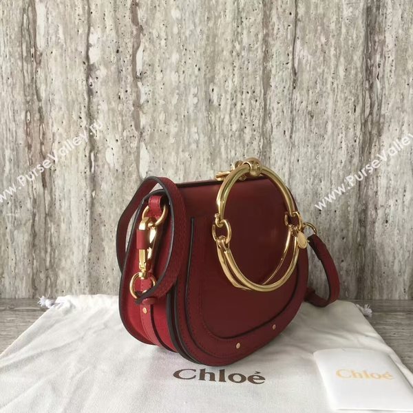 Chloe Nile Calfskin Leather Shoulder Bag A03371 Red