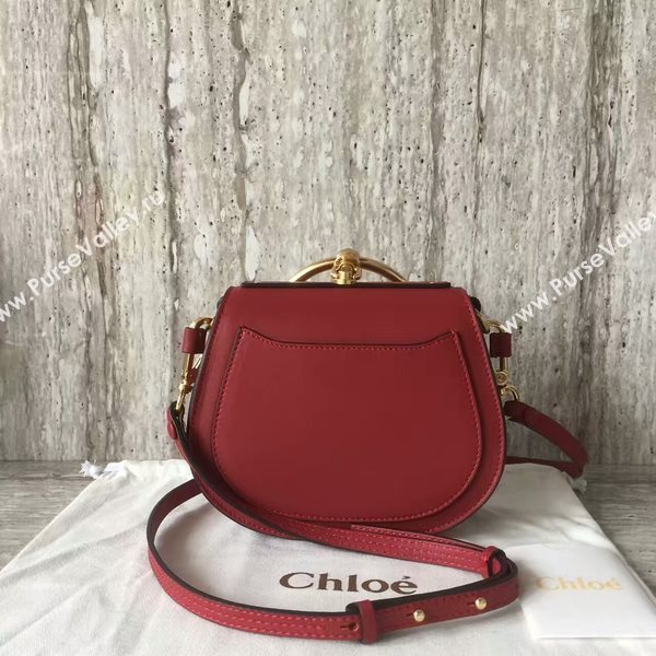 Chloe Nile Calfskin Leather Shoulder Bag A03371 Red