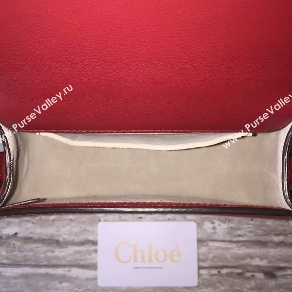 Chloe Nile Calfskin Leather Shoulder Bag A03371 Red