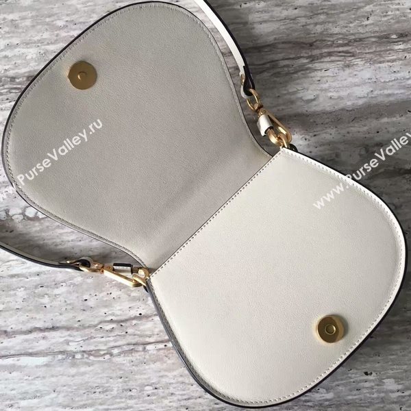 Chloe Nile Calfskin Leather Shoulder Bag A03371 White