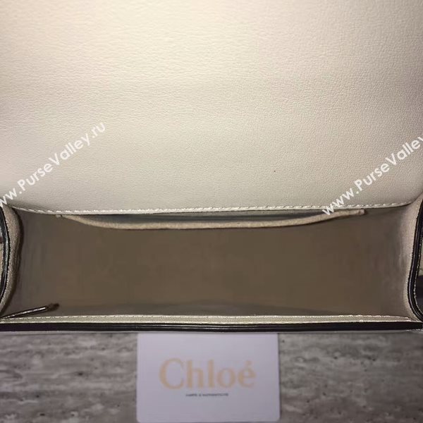 Chloe Nile Calfskin Leather Shoulder Bag A03371 White