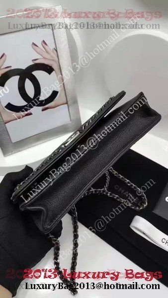 Boy Chanel Flap Bag Calfskin Leather CHA2227 Black