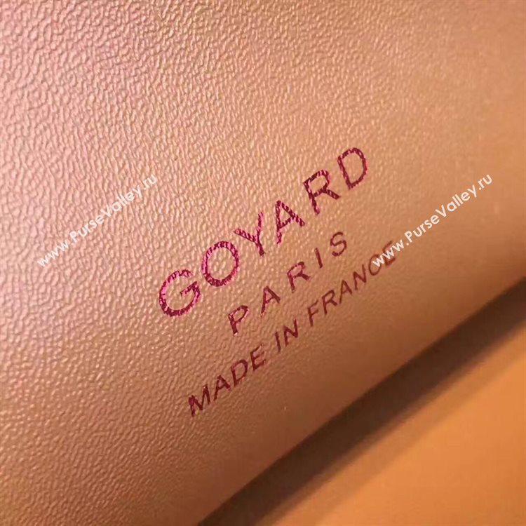 Goyard Y Doodling Calfskin Leather Tote Bag 7901 Brown
