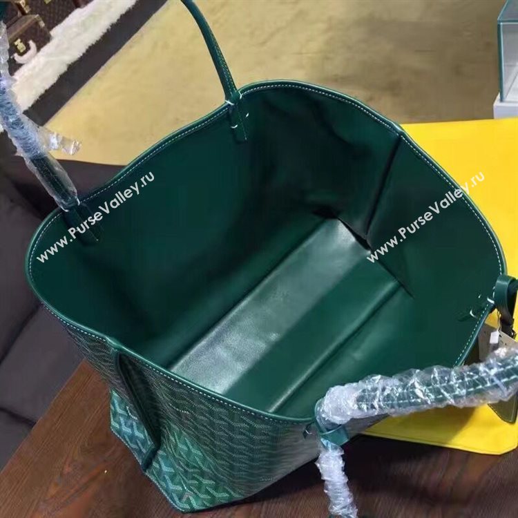 Goyard Y Doodling Calfskin Leather Tote Bag 7901 Green