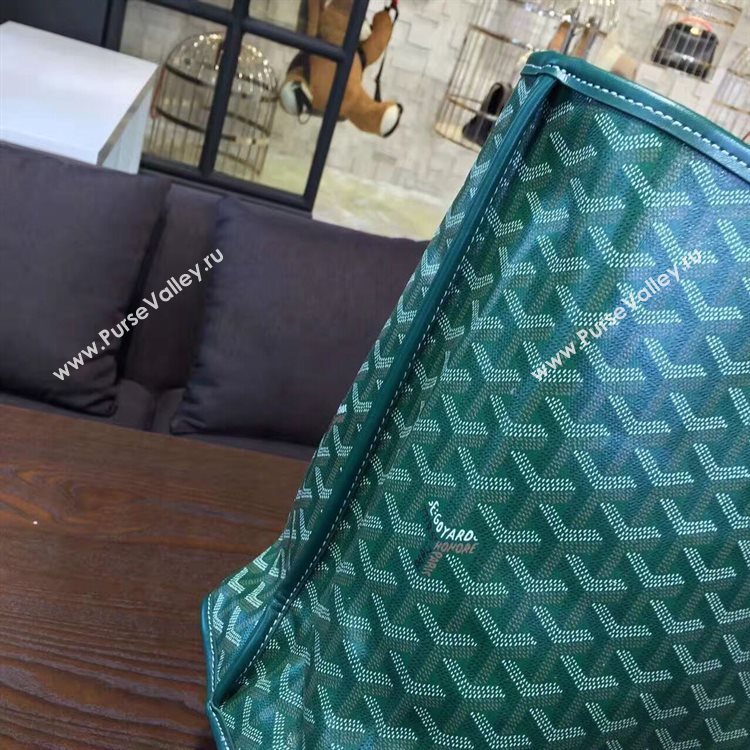 Goyard Y Doodling Calfskin Leather Tote Bag 7901 Green