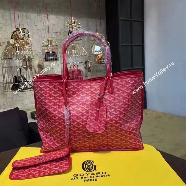 Goyard Y Doodling Calfskin Leather Tote Bag 7901 Pink