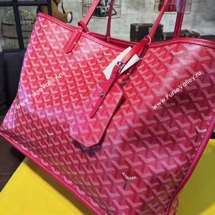 Goyard Y Doodling Calfskin Leather Tote Bag 7901 Pink