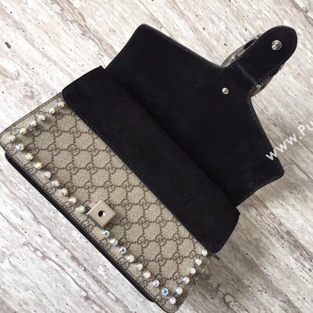 Gucci Dionysus Small GG Shoulder Bag 400249 Black