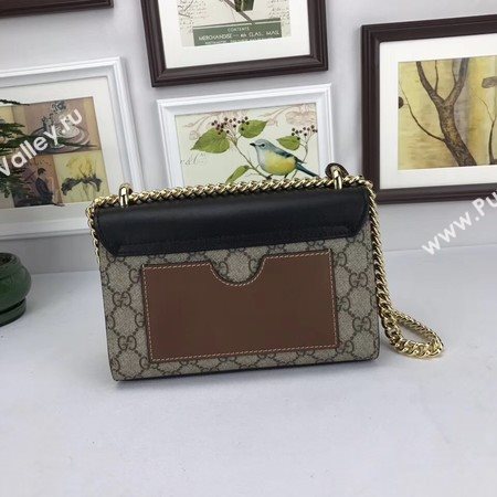 Gucci Padlock GG Supreme Shoulder Bags 409487 Black