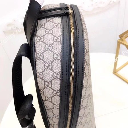 Gucci Kingsnake Print GG Supreme Backpack 419584 Brown