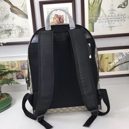 Gucci GG Supreme backpack with Web 443805 Brown