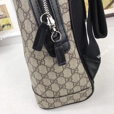 Gucci GG Supreme backpack with Web 443805 Brown