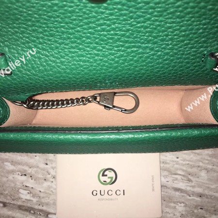 Gucci Dionysus Leather Super mini Bag 476432 Green