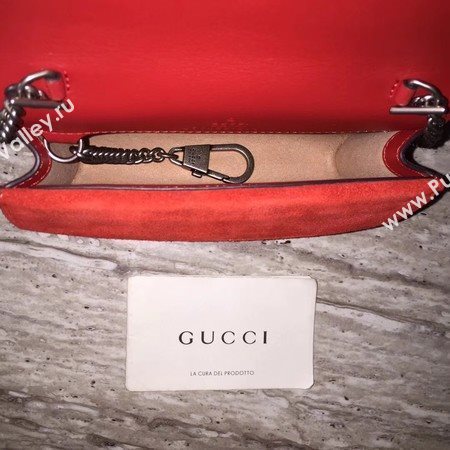 Gucci Dionysus GG Supreme Super mini Bag 476432 Red