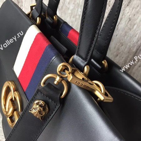 Gucci GG Marmont Top Handle Bag 476470 Black