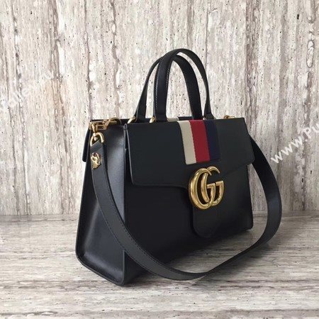 Gucci GG Marmont Small Top Handle Bag 476472 Black