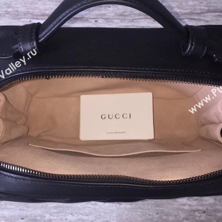 Gucci GG Marmont Small Shoulder Bag 498100 Black