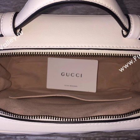 Gucci GG Marmont Small Shoulder Bag 498100 White