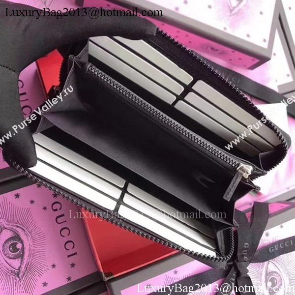 Gucci GG Blooms Zip Around Wallet 408665 Green