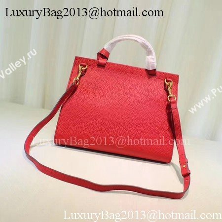 Gucci GG Marmont Leather Top Handle Bag 421890 Red