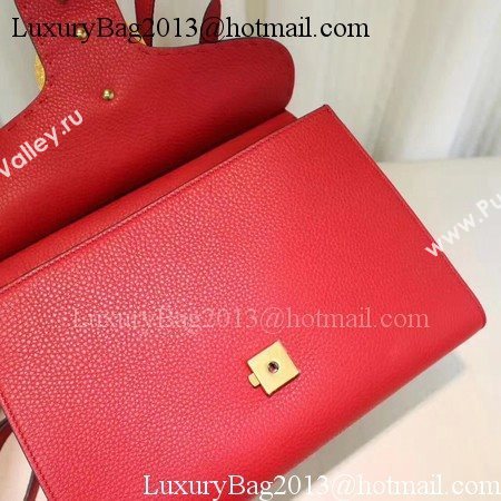 Gucci GG Marmont Leather Top Handle Bag 421890 Red