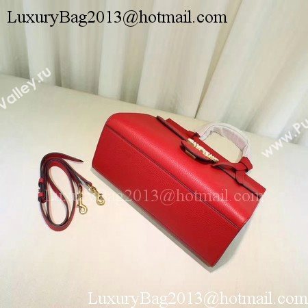 Gucci GG Marmont Leather Top Handle Bag 421890 Red