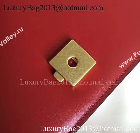 Gucci GG Marmont Leather mini Chain Bag 431384 Red