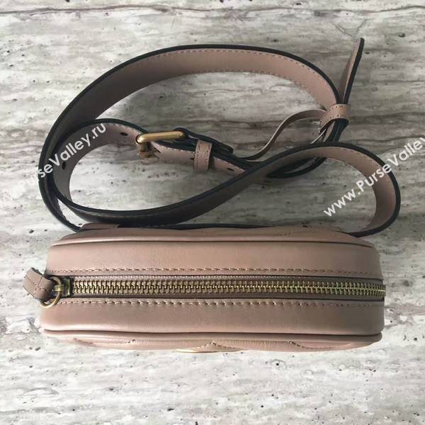 Gucci GG Marmont Quilted Leather Bag 476434 Camel