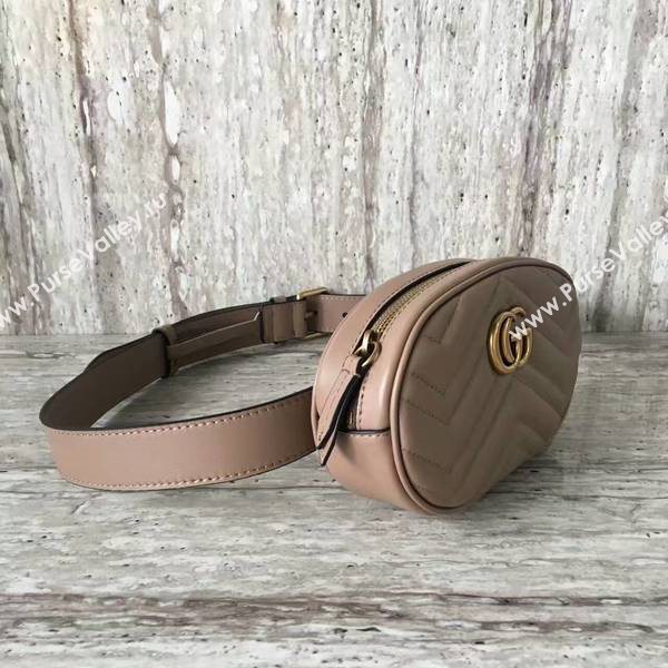 Gucci GG Marmont Quilted Leather Bag 476434 Camel